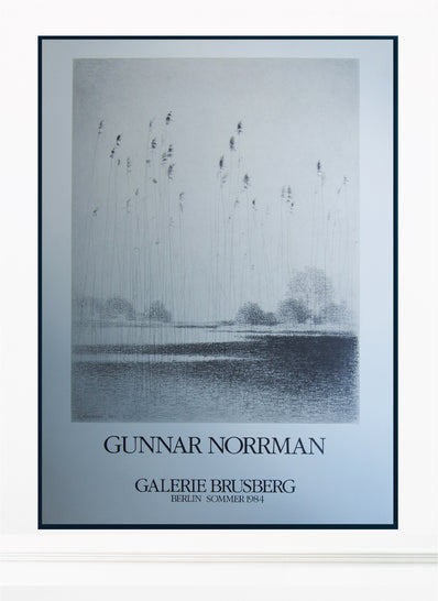 Gunnar Norrman - Original Artist Poster 1984