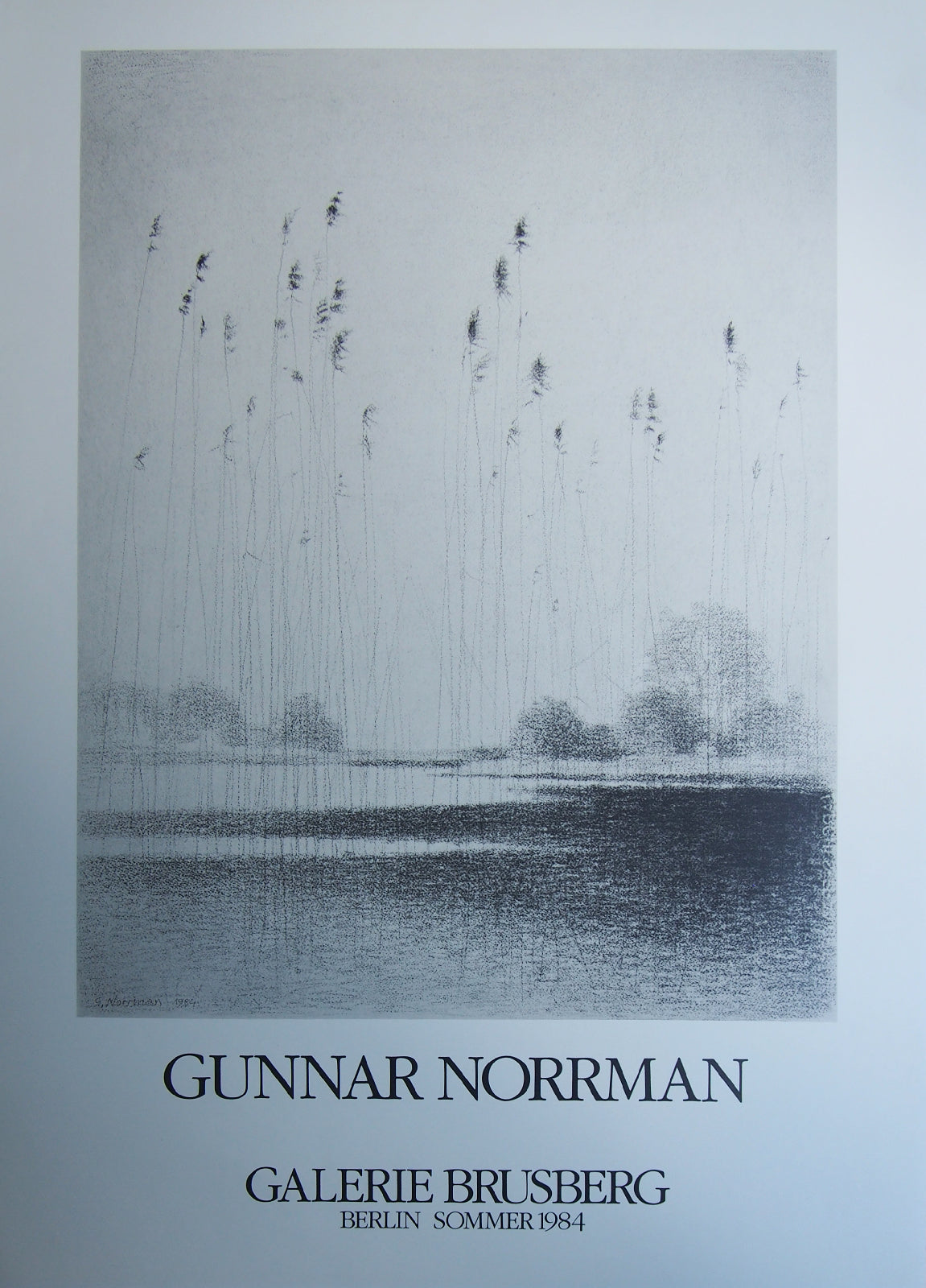 Gunnar Norrman - Original Artist Poster 1984 – Art & Vintage Store Ltd