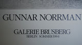 Gunnar Norrman - Original Artist Poster 1984