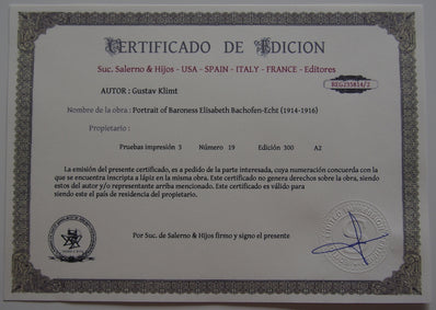 Gustav Klimt - Hand Pressed Print