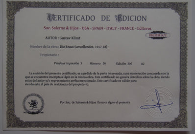 Gustav Klimt - Hand Pressed Print