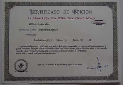 Gustav Klimt - Hand Pressed Print