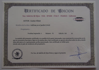 Gustav Klimt - Hand Pressed Print