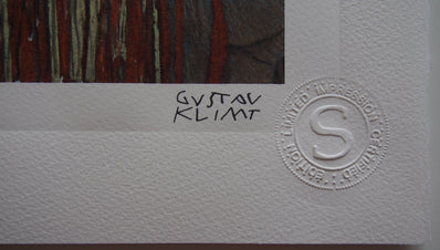Gustav Klimt - Hand Pressed Print