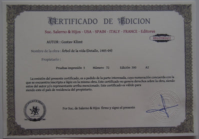 Gustav Klimt - Hand Pressed Print