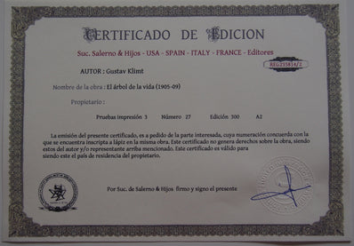 Gustav Klimt - Hand Pressed Print