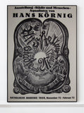 Hans Kornig - Hand Signed Original Artist Poster 1973