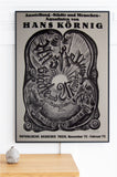 Hans Kornig - Hand Signed Original Artist Poster 1973