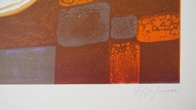 Erich Husemann - Original Serigraph 1975 - Collectible Art