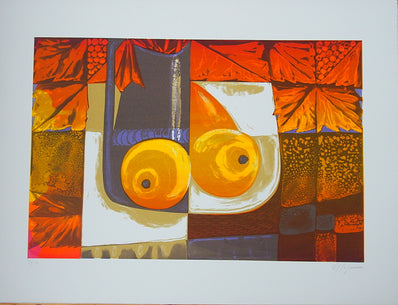 Erich Husemann - Original Serigraph 1975 - Collectible Art