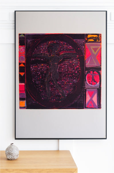 Heinz Dress - Original Woodcut