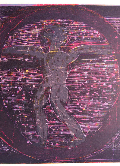 Heinz Dress - Original Woodcut