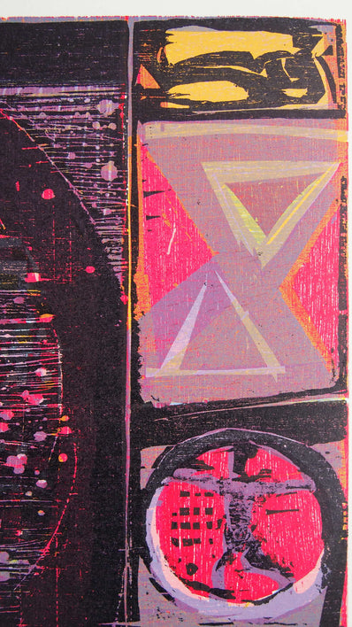 Heinz Dress - Original Woodcut