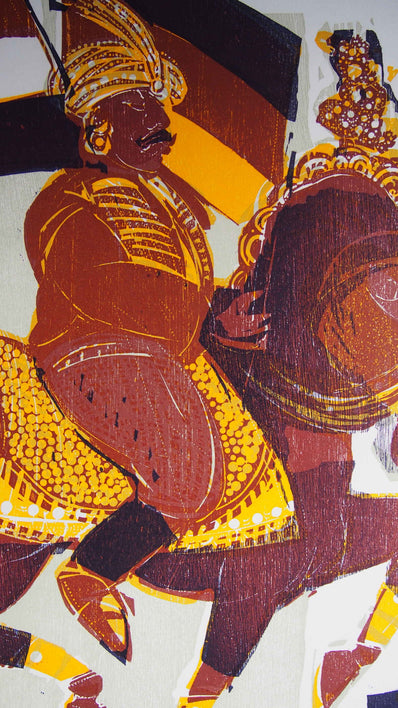 Heinz Dress - Limited Edition Original Woodcut