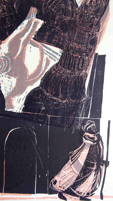 Heinz Dress - Limited Edition Original Woodcut