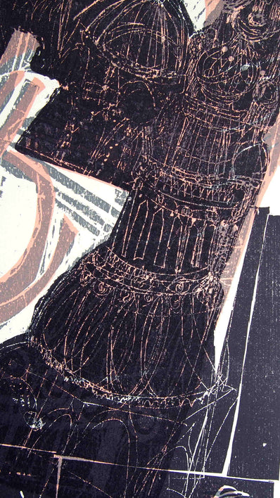 Heinz Dress - Limited Edition Original Woodcut