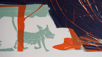 Heinz Dress - Original Woodcut