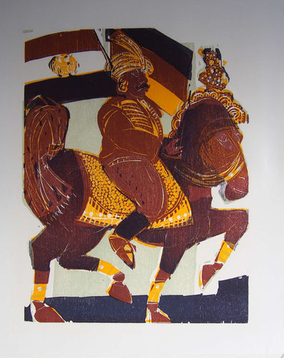 Heinz Dress - Limited Edition Original Woodcut