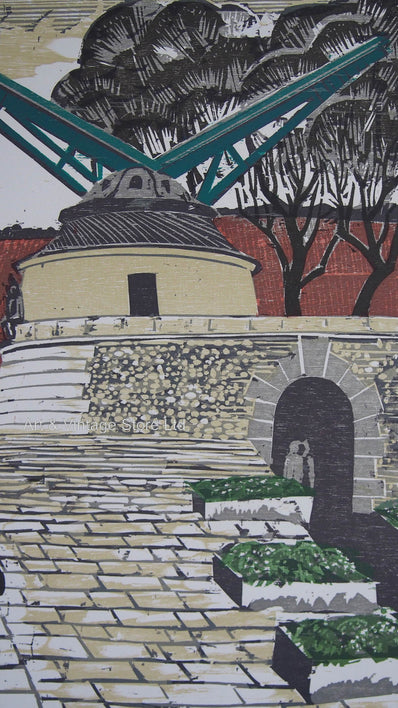 Heinz Fredrich Original Woodcut Poster 2001 - Graphik der Gegenwart