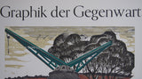 Heinz Fredrich Original Woodcut Poster 2001 - Graphik der Gegenwart