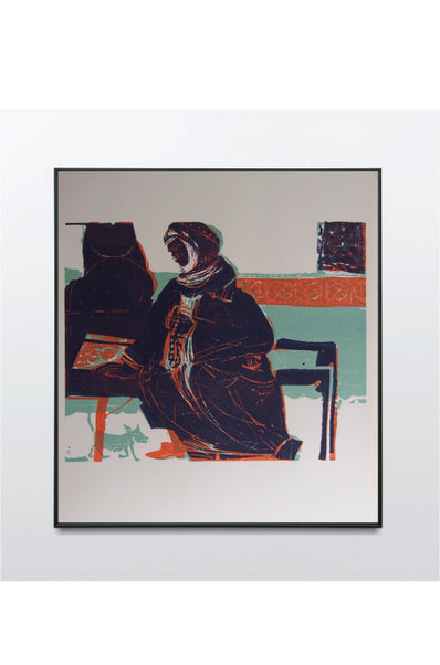 Heinz Dress - Original Woodcut