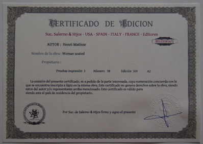 Henri Matisse - Fine Art Print