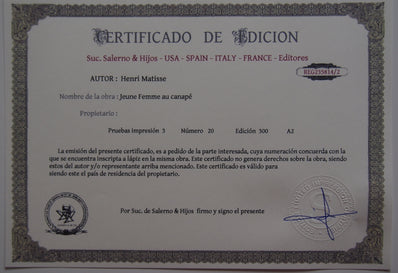 Henri Matisse - Fine Art Print