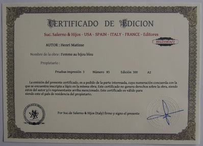 Henri Matisse - Fine Art Print