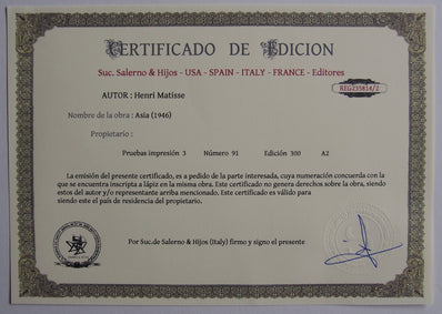 Henri Matisse - Fine Art Print