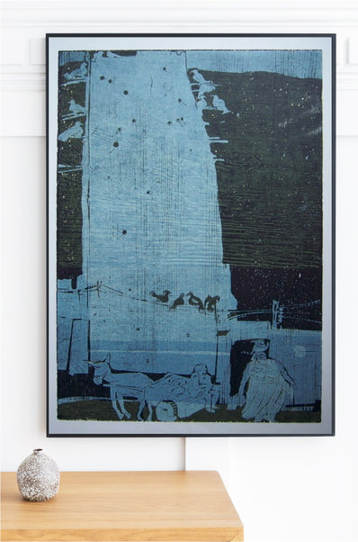 Detlef Willand - Original Woodcut