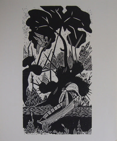 Hinricus Bicker-Riepe - Original Woodcut