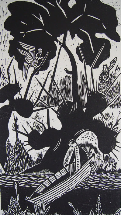 Hinricus Bicker-Riepe - Original Woodcut