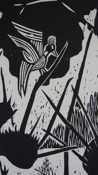 Hinricus Bicker-Riepe - Original Woodcut