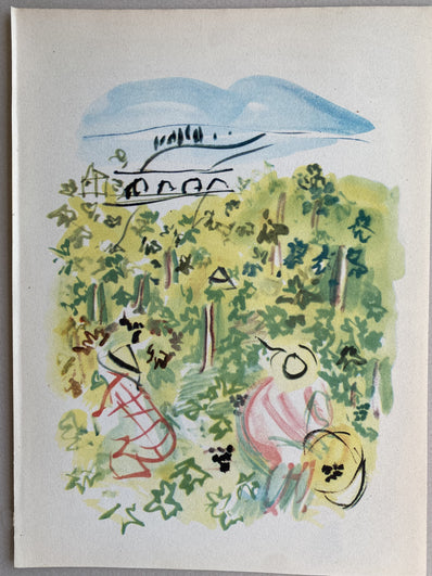 Raoul Dufy Print - Lithograph 1950