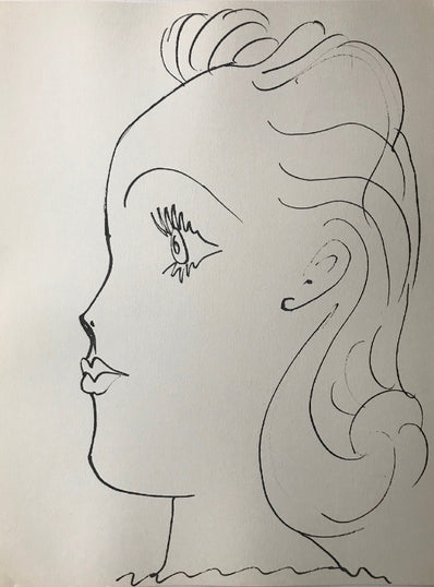 Pablo Picasso - Original Lithograph - En marge du Buffon 1957