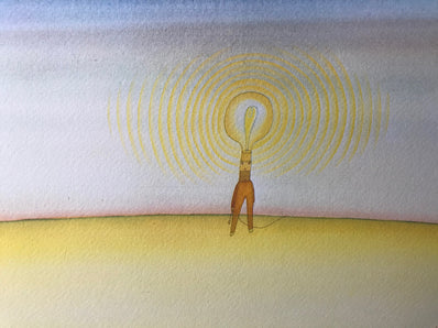 Jean-Michel Folon Vintage Print 1974