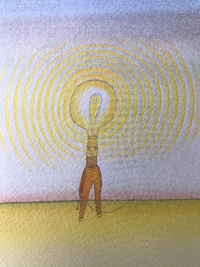 Jean-Michel Folon Vintage Print 1974