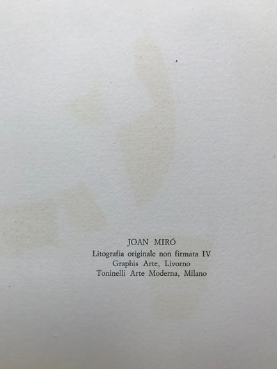 Joan Miró - Original Lithograph 1975