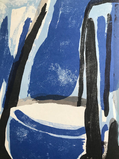 Bram Van Velde Print - Original Lithograph 1975