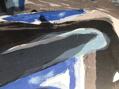 Bram Van Velde Print - Original Lithograph 1975