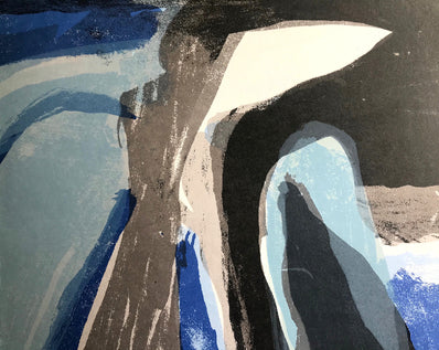 Bram Van Velde Print - Original Lithograph 1975