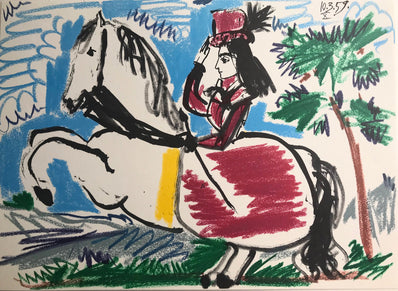 Pablo Picasso - Original Lithograph 1961 - Toro Y Toros