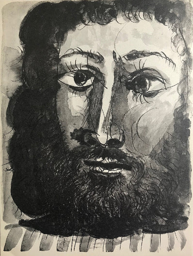 Pablo Picasso - Original Lithograph - En marge du Buffon 1957