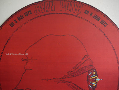 Joan Ponç  - Original Artist Poster 1973