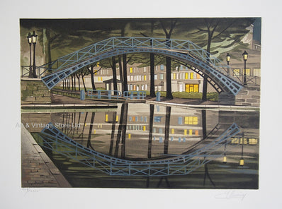 Jean-Luc Lecoindre Vintage Print - Original Lithograph 1980's