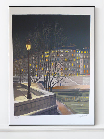 Jean-Luc Lecoindre Vintage Print - Original Lithograph 1980's