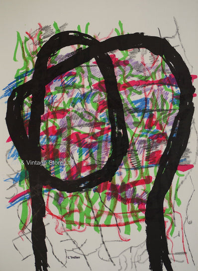 Jean Paul Riopelle Vintage Print - Original Lithograph