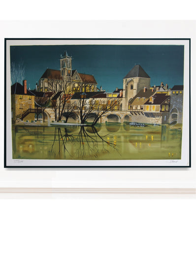 Jean-Luc Lecoindre Vintage Print - Original Lithograph 1980's