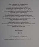 Jean-Michel Folon Vintage Print 1974