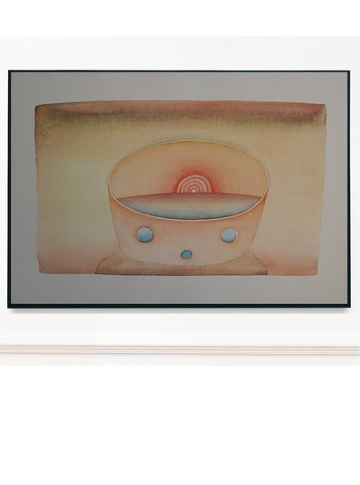 Jean-Michel Folon Vintage Print 1974